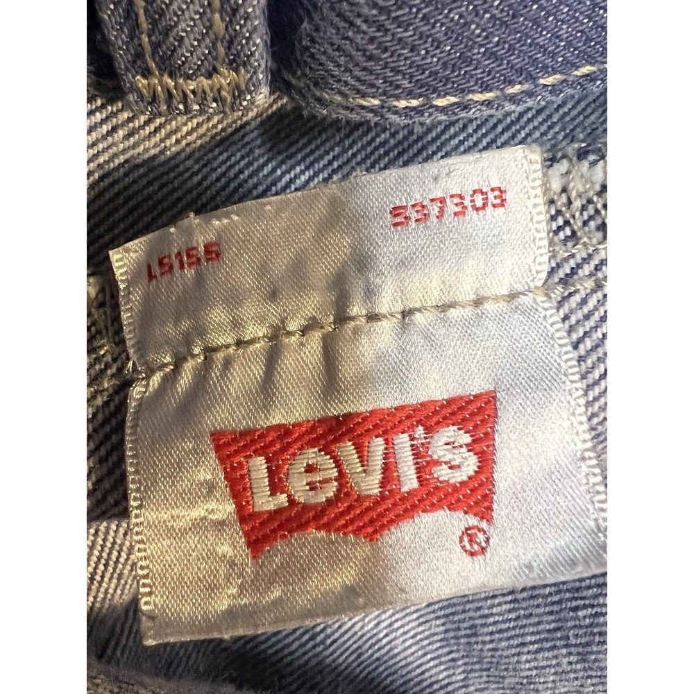 Levis 501 Mens Size 38x30 Blue Mid Wash Button Fly - Picture 9 of 14